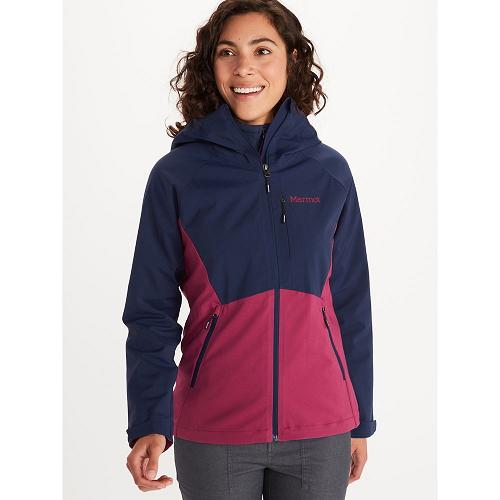 Marmot Softshell Jacket Navy NZ - ROM 2.0 Jackets Womens NZ4365270